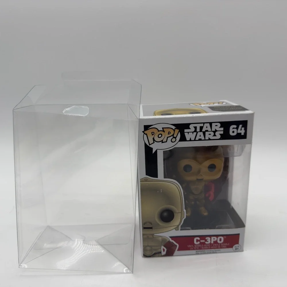 Funko Pop Star Wars C-3PO #64 The Force Awakens Sealed w/ Protector